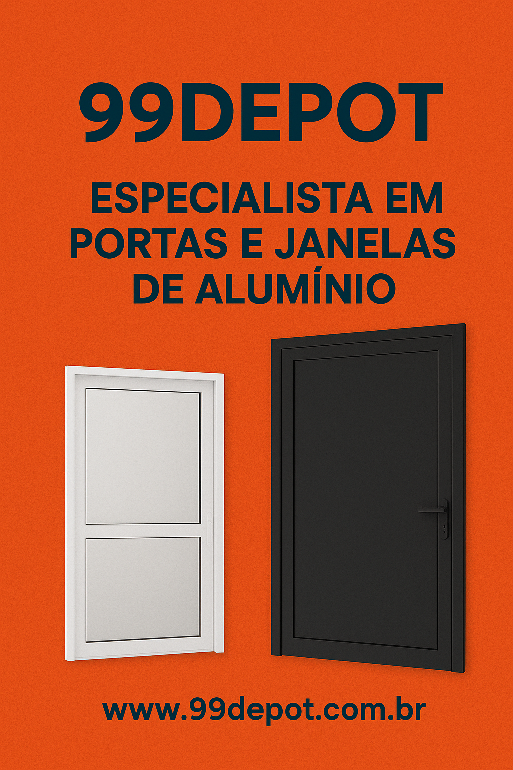 Vitro L25 - 2 Folhas Moveis 180x 100, alumínio preto com grade