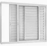 Veneziana 3 folhas - aluminio Branco L20 - 150 x 100 - 29depot