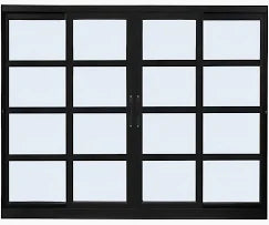 Vitro Travessa L25 4 folhas 150 x 100 Alumínio preto sem grade